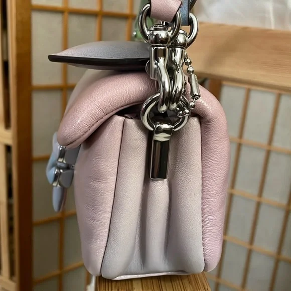 Coach Pillow Tabby 18 Bag in Multi Pale Pistachio, Blue & Pink - Picture 8 of 17